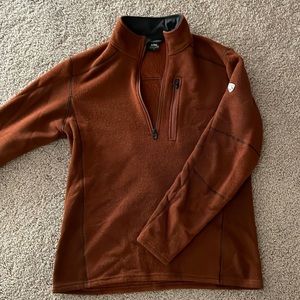 Kühl burnt orange quarter zip fleece jacket In perfect condition! Unisex